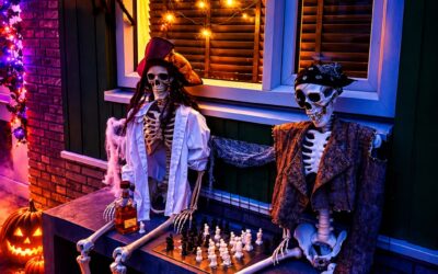 De eerste Halloween-schaakpartij is al begonnen!